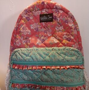 Matilda Jane Pink and Teal Floral Backpack